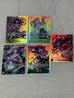 哲*也様 ワンピースカード　パラレル　ロー　SR ナミ　ロビン　レイジュ　ペロー