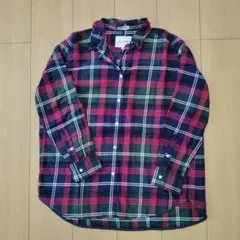 最終値下げ！niko and…SHIRTチェック柄コットンシャツ 長袖