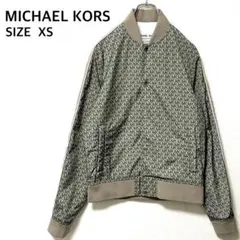 MICHAEL KORSマイケル・コース　モノグラム総柄リブジャケット　ブルゾンのサムネイル