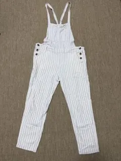 リネン サロペット⁣ オールインワン ストライプのサムネイル
