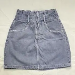 【最終値下げ❗️】ZARA ハイウエスト　デニムミニスカート