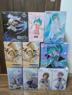 最新プライズフィギュア 9体セット まとめ売り - メルカリ