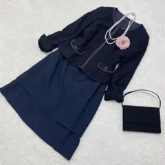 アンサンブル ママフォーマル ママスーツ 学校行事 ママコーデ ツイード