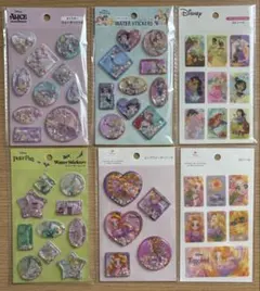 Disney ウォーターシール 3Dシール まとめ売り①のサムネイル