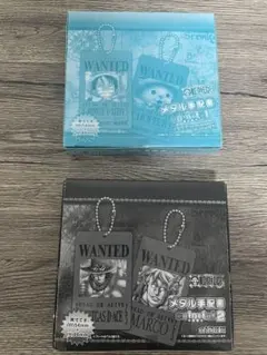 送料無料　新品未開封 BOX ワンピース メタル手配書1と2 セット　コンプ