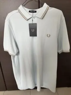 fred perry ライトブルーポロシャツ