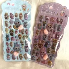 新作　立体 お尻 ぷにぷにシール 2枚セット おしりシール　ラブブ