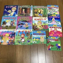 世界名作アニメ絵本セット（シンデレラ、ラプンツェルなど）