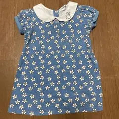 miffy ミッフィー　花柄 半袖ワンピース 90-100
