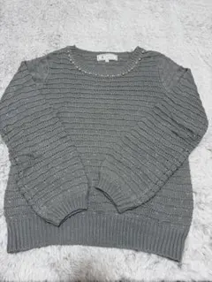 ROPE PICNIC グレー ニットセーター 38