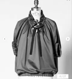 【美品】Drawer / ドゥロワー フリル　カットソー 黒のサムネイル