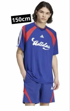 新品 adidas アディダス Tシャツ ブルー 150cm