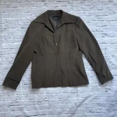 ヴィンテージ　ジップジャケット ブラウン 古着