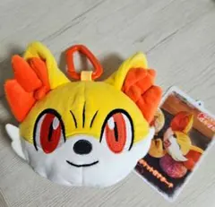 フォッコ　ミニポーチ　フェイスぬいぐるみ