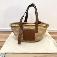 美品 LOEWE かごバッグ ラフィア トート バスケット クラシック保管袋 