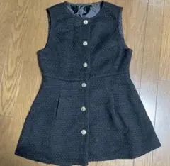 ペプラムベストジャケット