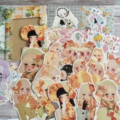 おすそ分け 窓付き平袋① コラージュ素材約20枚付き