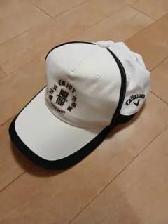 美品 Callaway キャップ ホワイト ブラック フリーサイズ キャロウェイのサムネイル