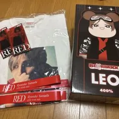 山田涼介　まとめ売り　ベアブリック400% Tシャツ　ビジュアルカード　銀テ