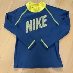NIKE ラッシュガード 3XS ネイビー/イエロー