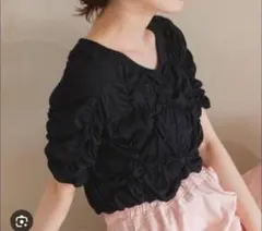 Kastane　ランダムシャーリング5分袖TEE　Tシャツ　カスタネのサムネイル