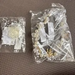 카츄샤 헤어 액세서리 진주 꽃 프레젠테이션 목걸이 웨딩