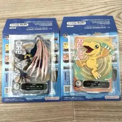 デジモン　一番くじ　ACLLET　アグモン　ディアボロモン　2個セット　アクスタ