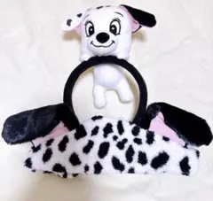 ディズニー 101匹わんちゃん ぬいぐるみ付きカチューシャ　ヘアバンド