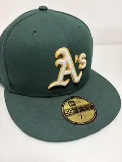 ニューエラ 59FIFTY オークランド アスレチックス 59.6cm グリーン