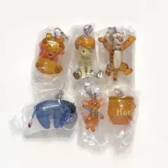 Winnie the Pooh めじるしアクセサリー セミコンプリート 6種