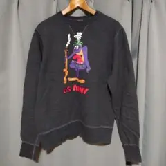 即発送　バズリクソンズ　クルーネックスウェット　U.S.ARMY　サイズM