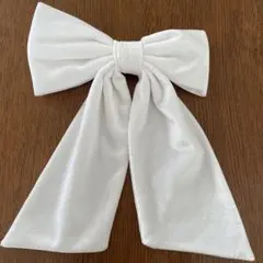 リボン　バレッタ