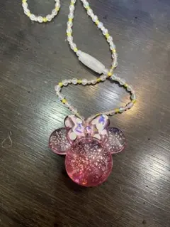 ゆ*づ様 ディズニーシー 光るおもちゃ ミニー ネックレス ペンダント&ディズニ