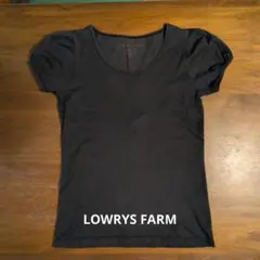 LOWRYS FARM 黒 半袖Tシャツ M