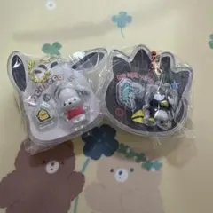 サンリオ　パッケージチャーム　チョコボーロ　ポチャッコ　ばつ丸