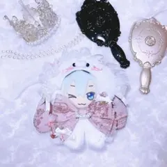 【裏地付】うさぎ｛023｝ぬい服　着ぐるみ　おすわり　11cm