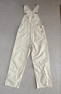 美品 Lee 生成り オフホワイト オーバーオール size S 日本製のサムネイル