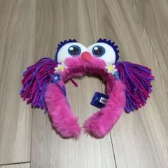 USJ キャラクター カチューシャ ピンク　セサミストリート