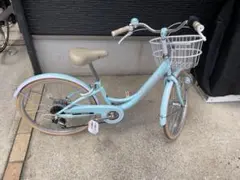 美品 ダイワサイクル 女の子 シルバーリング キュート 20インチ