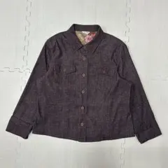 nextstage シャツジャケットL フラワー裏地 カジュアル vintage