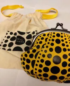 YAYOI KUSAMA がま口 コインケース イエロー - メルカリ