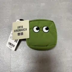 ANYA HINDMARCH UNIQLO コラボ ポーチ グリーン