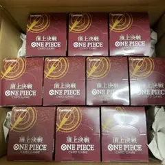 頂上決戦 テープ付き 未開封 10BOX ワンピースカード