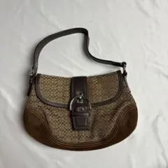 COACH mini signature one shoulder bag