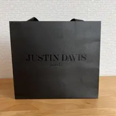 JUSTIN DAVIS ショップ袋 黒 中型　ジャスティンデイビスのサムネイル