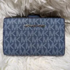 美品　MICHEAL KORS マイケルコース　折り財布　パスケース
