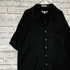 半袖シャツ！アロハ　ブラックL 721