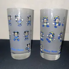 ミッキーマウス ミニーマウス グラス 2個セット