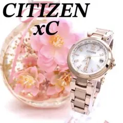 ☆新品同様 EC1037 51A クロスシー 電波ソーラー シチズン 時計