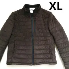 ZARA スウェード ジャケット ブルゾン ダークブラウン